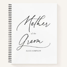 Mor i Groom Chic Script-anteckningsbok