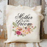 Mor i Groom Elegant Rustic Blommigt Tygkasse<br><div class="desc">Ta en titt på 400 populära stilar i bröllop tote bags från vår butiks "Bröllop Tote bags"-samling! Om du klickar på "Redigera design" kan du anpassa ytterligare. Du kan ändra typsnittet storlek, typsnitt färg med mera! bröllop tote bags, tote bags bröllop, blommigt tote bags, rustisk blommigt, rustik tote bags, namn,...</div>