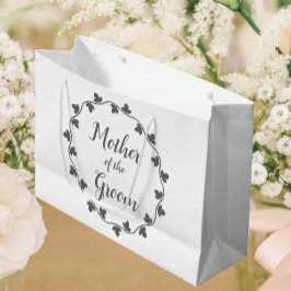 Mor i Groom Grått Ivy-utandningen Bröllop