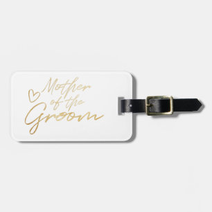 Mor i Groom - Guld faux foil Bagagebricka