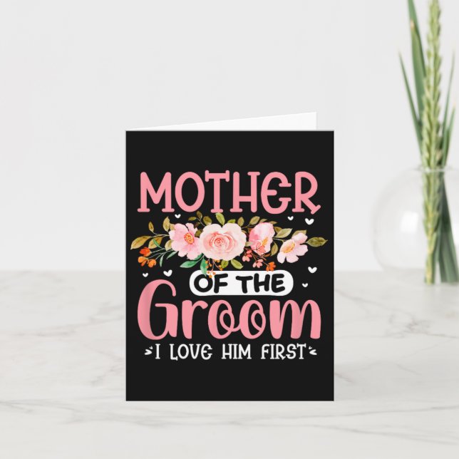 Mor i Groom jag älskade honom först.. Kort (Framsida)