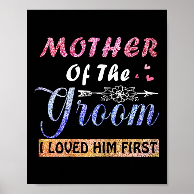 Mor i Groom jag älskade honom först Mors dag Poster (Framsidan)
