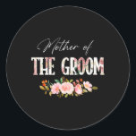 Mor i Groom jag älskade honom först Mors dag Runt Klistermärke<br><div class="desc">Mor i Groom jag älskade honom först Mors dag Bröllop 5</div>