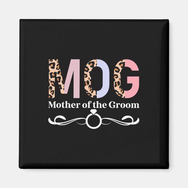Mor i Groom Leopard-Mamman i Groom Magnet (Framsidan)