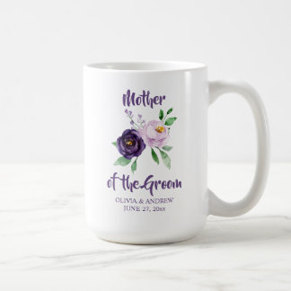 Mor i Groom Lila Lavender-Blommigten Kaffemugg
