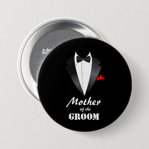 Mor i Groom med Tuxedo Shirt - Knapp