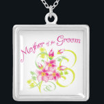 Mor i Groom Necklace Silverpläterat Halsband<br><div class="desc">Mor i Groom Gifts. Mor i smyckesbeläggningen.</div>