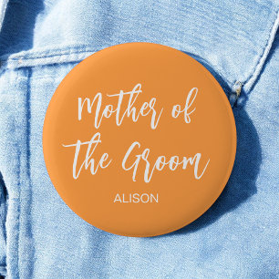 Mor i Groom Orange White Fall Knapp
