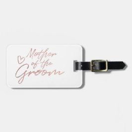 Mor i groom - Ro Guld faux foil Bagagebricka