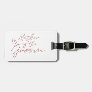 Mor i groom - Ro Guld faux foil Bagagebricka