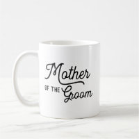 Mor i Groom Script Brudens sida Coffee Mugg