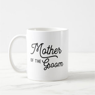Mor i Groom Script Brudens sida Coffee Mugg