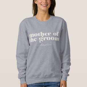 Mor i Groom Simple Modern Namn T Shirt