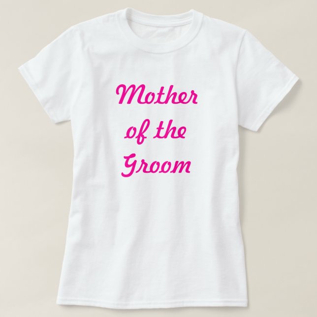 Mor i Groom Tee (Design framsida)
