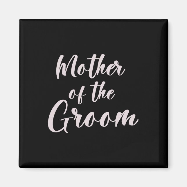 Mor i Groom Tee-Bröllop-gruppen i Groom Mamma Magnet (Framsidan)