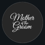 Mor i Groom Women's Runt Klistermärke<br><div class="desc">Mor i Groom Women's</div>