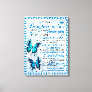 Mor-i-juridik-gåva till svärdotter canvastryck