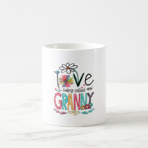 Mor I Kärlek kallades "Granny SunblommBirance" Kaffemugg