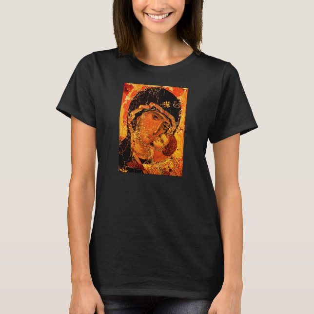Mor i Kärlek - St, Mary och Jesus - T-Shirt (Framsida)