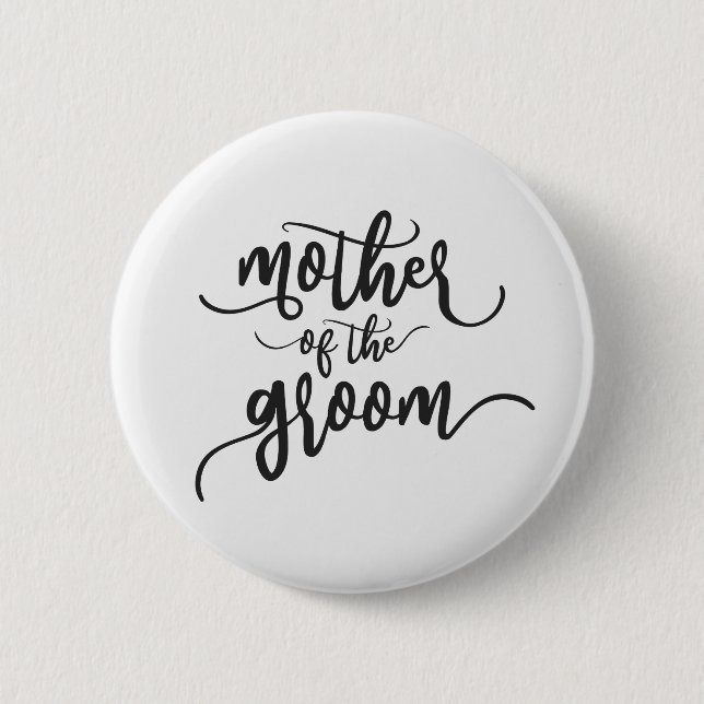 Mor i knapp för kolvstången Groom Bröllop (Framsida)
