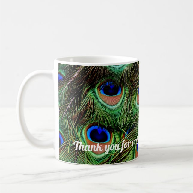Mor-i-law Gift Peacock Mugg (Vänster)