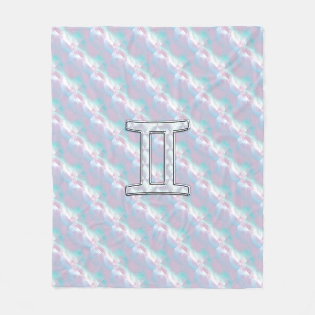 Mor i Pearl Decor Gemini Zodiac Symbol Fleecefilt (Framsidan)