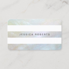 Mor i Pearl Rand Elegant Simple Mönster Visitkort