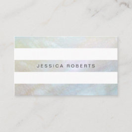 Mor i Pearl Rand Elegant Simple Mönster Visitkort