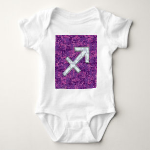 Mor i Pearl Sagittarius Symbol Fuchsia Camo T-shirt