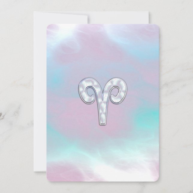 Mor i Pearl Stil Aries Zodiac Sign (Framsida)