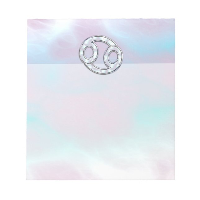 Mor i Pearl Stil Cancer Zodiac Anteckningsblock (Framsida)