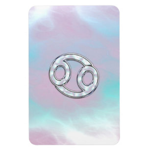 Mor i Pearl Stil Cancer Zodiac Magnet