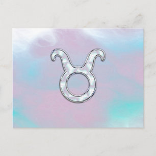 Mor i Pearl Stil Taurus Zodiac Horoscope Vykort