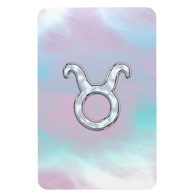 Mor i Pearl Taurus Zodiac Astrology Magnet (Vertikal)