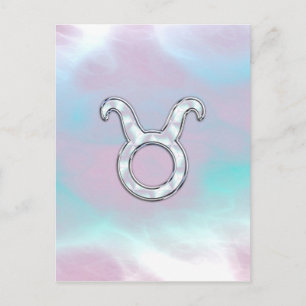 Mor i Pearl Taurus Zodiac Astrology Vykort