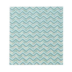 Mor i Pearl Teal ZigZag Anteckningsblock
