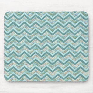 Mor i Pearl Teal ZigZag Musmatta