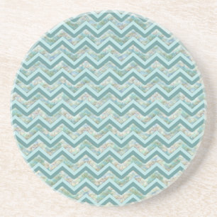 Mor i Pearl Teal ZigZag Underlägg Sandsten