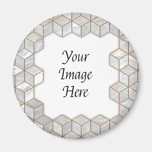 Mor i Pearl Tiles Ram Magnet (Framsidan)