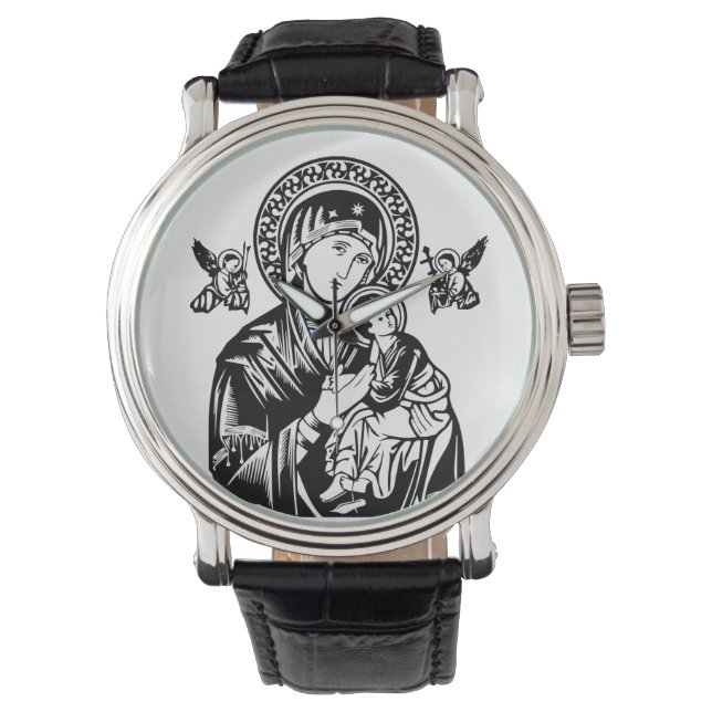 Mor i Perpetual Help Armbandsur (Framsida)