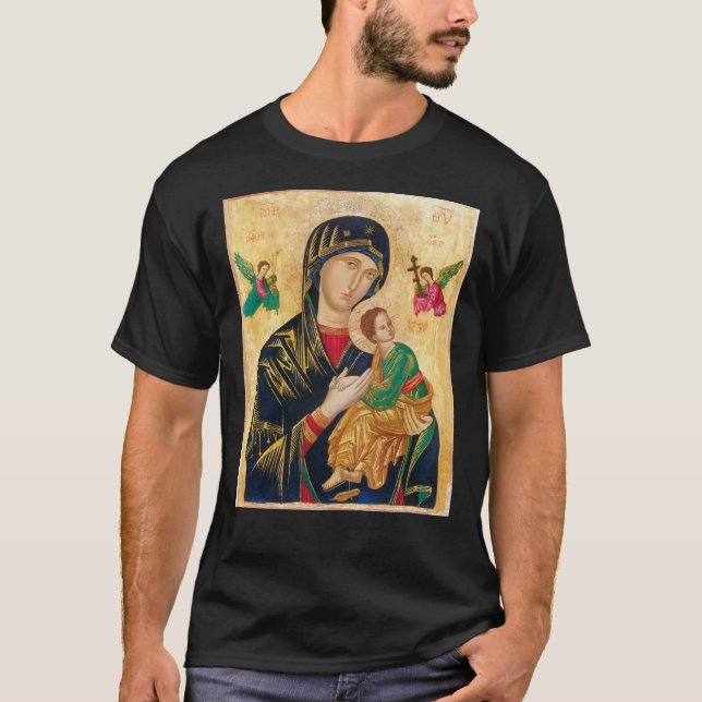 Mor i Perpetual Help, ikon Art Classic T-S T Shirt (Framsida)