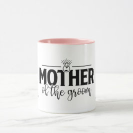 Mor i Personligen Groom Flowing Script Mugg