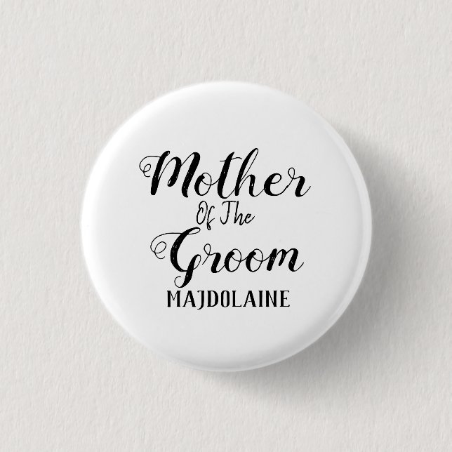 Mor i Personligen Groom Knapp (Framsida)