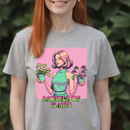 Mor i Plants Venus Flyälls poppkonst T Shirt