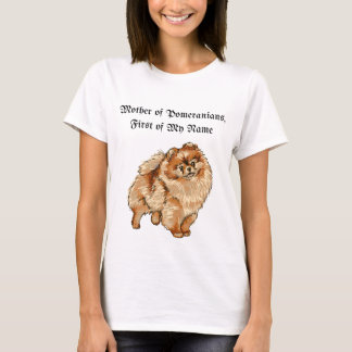 Mor i Pommanianerna, första Namn T Shirt