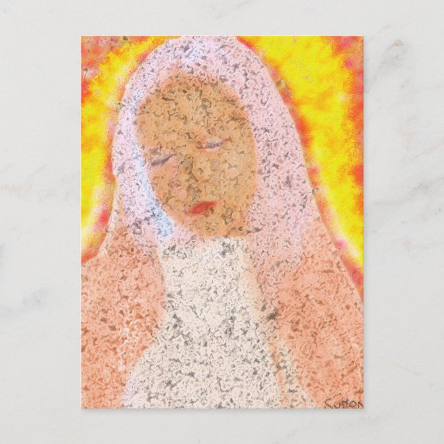 Mor i Prayer Vykort (Framsida)