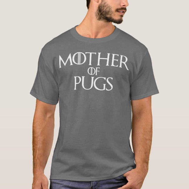 Mor i Pugs Parody roligt T Shirt (Framsida)