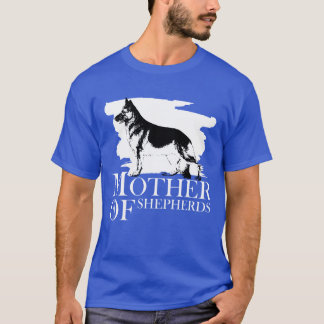 Mor i Shepherds Hundägare Gift-familjen T Shirt