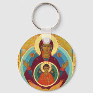 Mor i skylten nyckelring