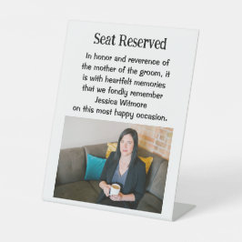 Mor i skyltsignalen Groom Bröllop